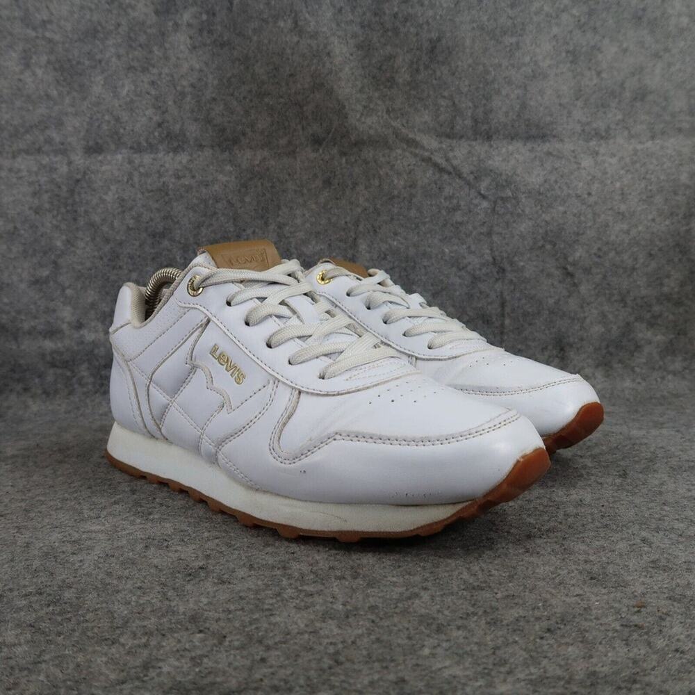 Levis Shoes Womens 8.5 Sneakers Athletic Lifestyle Trainer Lace Up Comfort White